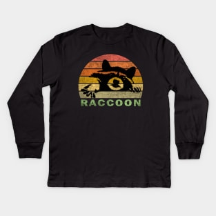 Raccoon Kids Long Sleeve T-Shirt